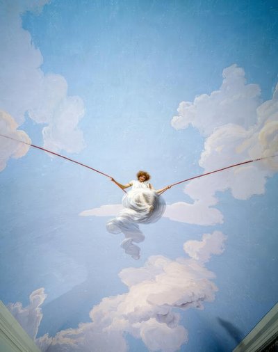 Fille sur une balançoire - Peter Pajetta