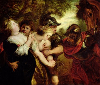 Le viol des Sabines - Peter Paul (after) Rubens