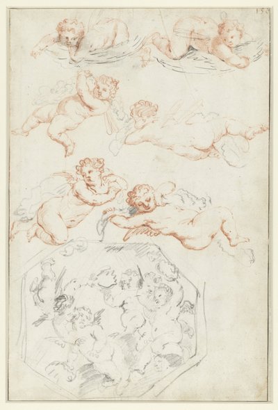 Études de putti - Peter Paul Rubens (possibly)