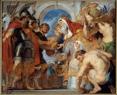 Abraham et Melchisedech - Peter Paul Rubens