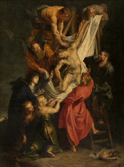 Descente de croix (huile sur toile) - Peter Paul Rubens