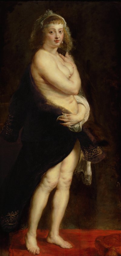 Helena Fourment en robe de fourrure - Peter Paul Rubens