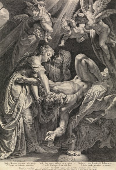 Judith et Holopherne (gravure) - Peter Paul Rubens