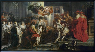 Le Couronnement de Marie de Medicis a St. Denis - Peter Paul Rubens