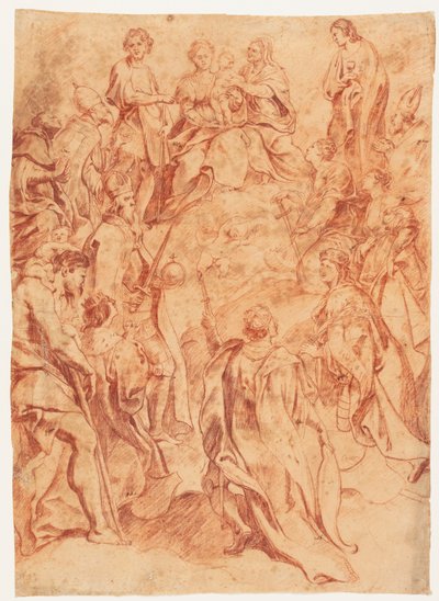 Maria mit dem Kind und Heiligen - Peter Paul Rubens