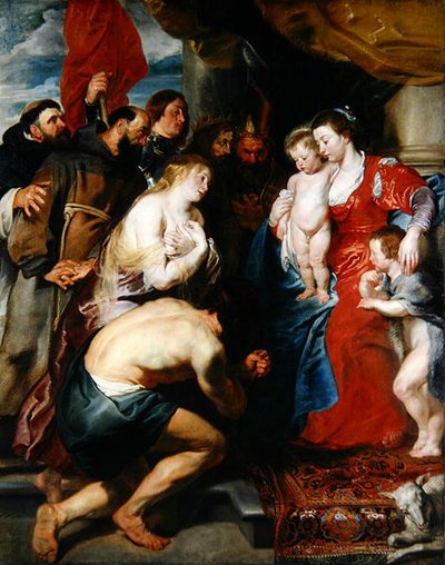 Marie avec Jésus et Jean - Peter Paul Rubens