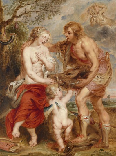 Méléagre offrant la tête du sanglier de Calydon à Atalante - Peter Paul Rubens