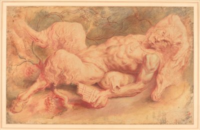 Pan allongé, possiblement vers 1610 - Peter Paul Rubens