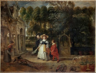 Rubens et sa seconde femme dans le jardin - Peter Paul Rubens