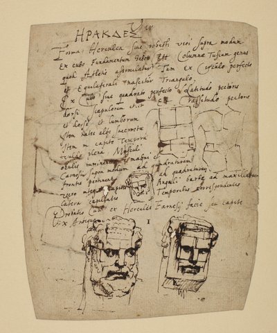 Étude du Farnèse Hercule - Peter Paul Rubens