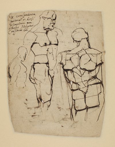 Étude du Farnèse Hercule - Peter Paul Rubens