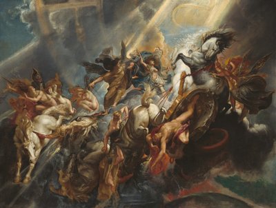La Chute de Phaéton, vers 1604-1605, probablement retravaillé vers 1606-1608 - Peter Paul Rubens