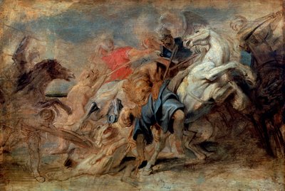 La Chasse au lion, vers 1621 - Peter Paul Rubens
