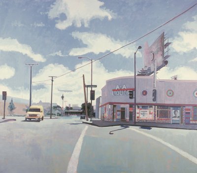 AA Liquor Store, Los Angeles, 2001 (huile sur toile) - Peter Wilson