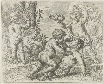 Putti combattants - Peter van Lint