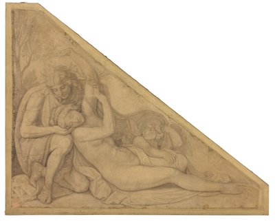 Apoll und Daphne. Karton zu den Deckenbildern der Münchner Glyptothek - Peter von Cornelius