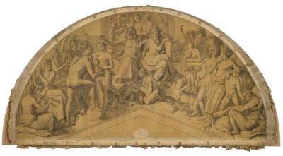 Die Aufnahme des Herakles in den Olymp - Peter von Cornelius