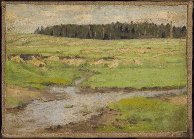 Paysage en été - Petr Ivanovic Petrovichev