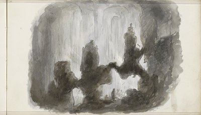 Grotte de stalactites - Petrus Johannes Schotel