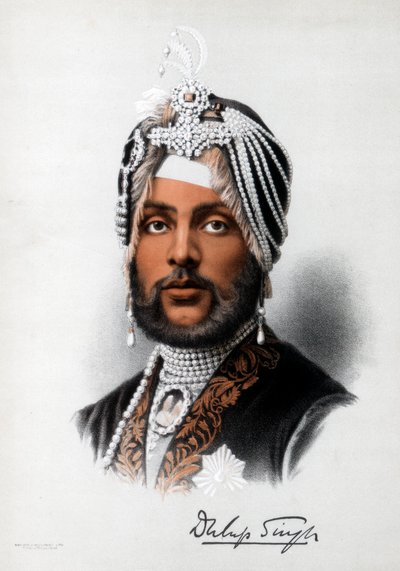 Duleep Singh, souverain sikh, vers 1890 - Petter and Galpin Cassell