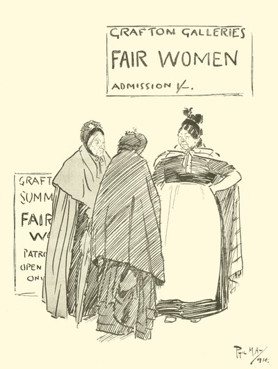 Caricature de Phil May, des années 1890 - Phil May