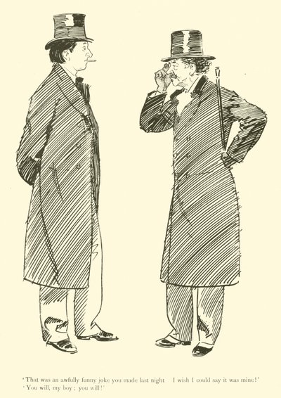 Caricature de Phil May, des années 1890 - Phil May