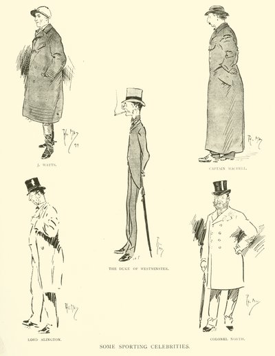 Caricature de Phil May, des années 1890 - Phil May
