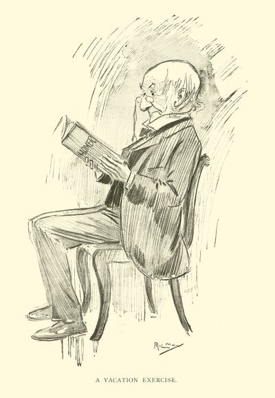 Caricature de Phil May, des années 1890 - Phil May
