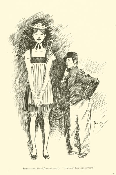 Caricature de Phil May, des années 1890 - Phil May