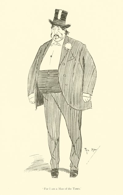 Caricature de Phil May, des années 1890 - Phil May