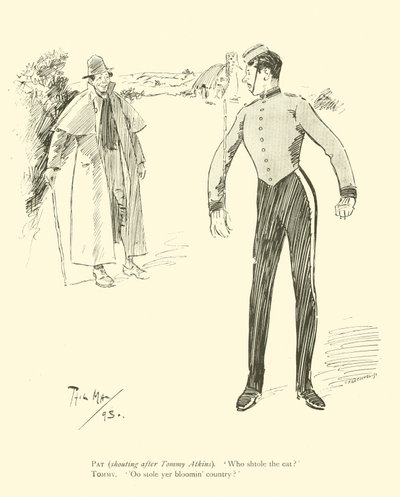 Caricature de Phil May, des années 1890 - Phil May