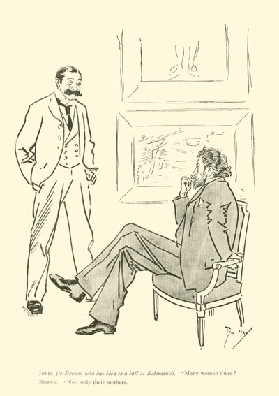 Caricature de Phil May, des années 1890 - Phil May
