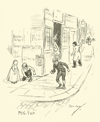 Illustration pour Phil Mays Gutter-Snipes - Phil May