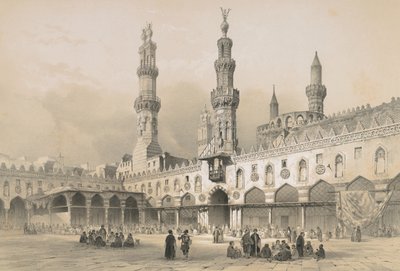 Cour de la mosquée Al Ahzar - Philibert Joseph Girault de Prangey