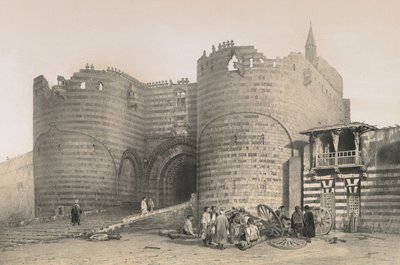Porte de la citadelle de Saladin - Philibert Joseph Girault de Prangey