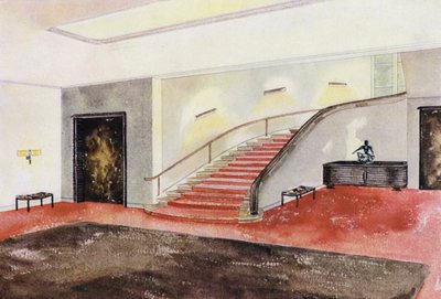 Intérieurs des années 1930 : Escalier - Philip Alexius de (after) Laszlo