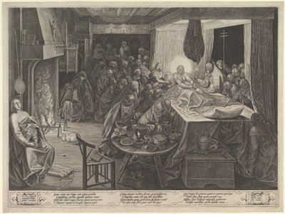 La Mort de la Vierge - Philip Galle