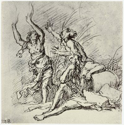 Salvator Rosa, Pan et Syrinx - Philip Henry Delamotte