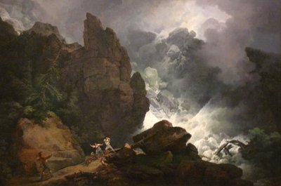 Une avalanche dans les Alpes - Philip James de Loutherbourg