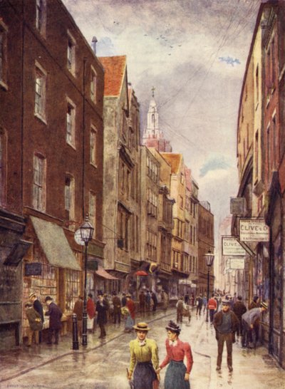 Holywell Street, Strand, vue vers l
