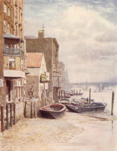 Vieux bâtiments de St Pauls Pier, 1894 - Philip Norman