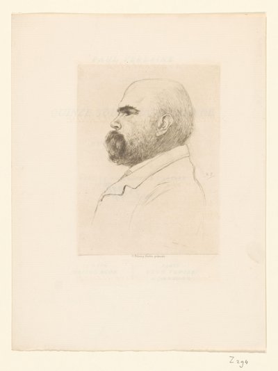 Portrait de Paul Verlaine - Philip Zilcken