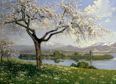 Paysage bavarois au printemps, Philipp Graf - Philipp Graf
