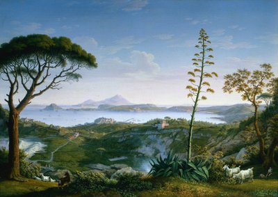 Vue du Golfe de Pouzzoles depuis Solfatara - Philipp Hackert