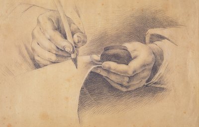 Mains dessinant, 1798 - Philipp Otto Runge