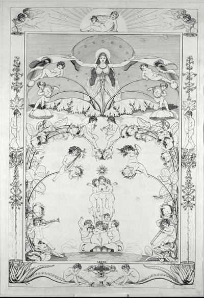 Soirée ... (gravure) - Philipp Otto Runge