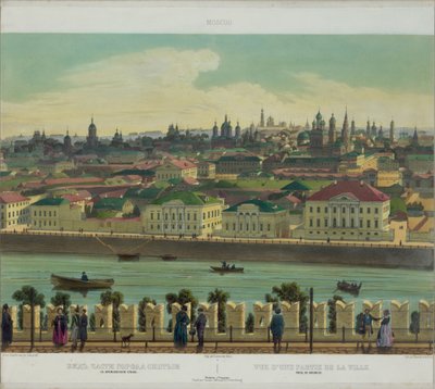 Vue de Zamoskvorechye depuis le mur du Kremlin d