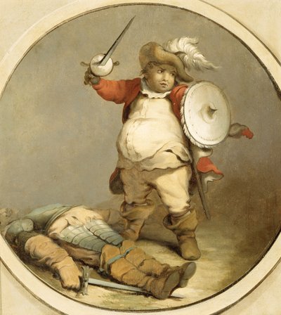 Falstaff avec le corps de Hotspur, vers 1786 - Philippe Jacques de Loutherbourg