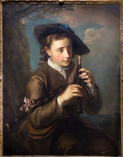 Piper, vers 1740 (Huile sur toile) - Philippe Mercier