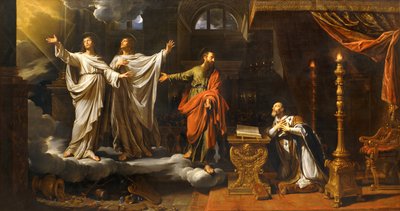 Apparition de saint Gervais et saint Protase a saint Ambroise ... - Philippe de Champaigne